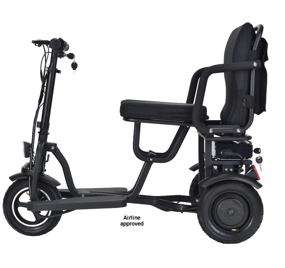 50ah 75ah drive fast three-Wheeled travel reverse gear mobility scooter electric tricycles