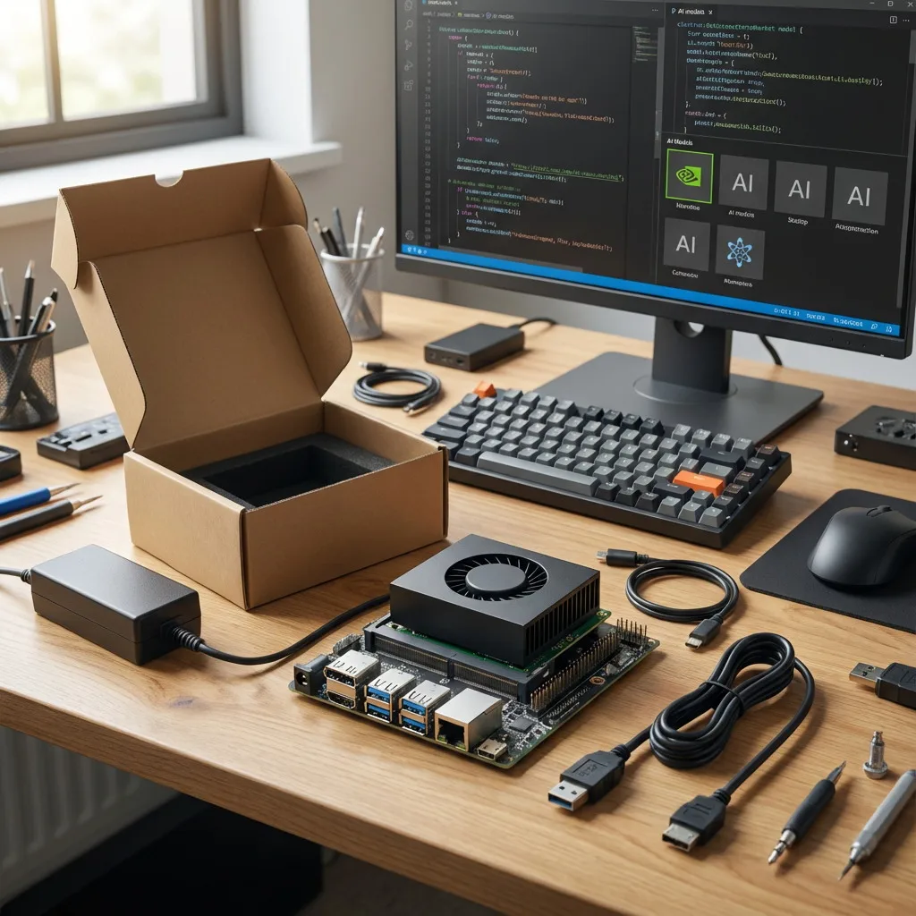 8GB AI Developer Kit, 67TOPS Edge Computing Embedded Board with Ampere Core & 1024 CUDA Cores