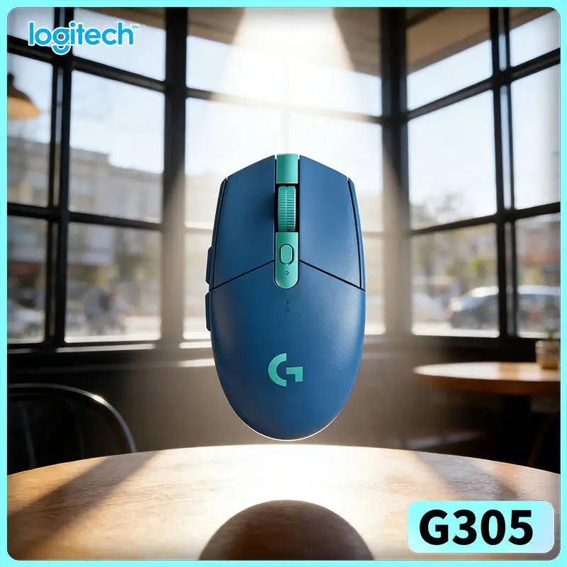 High Precision G305 Gaming Mouse, 12000 DPI HERO Sensor, 6 Programmable Buttons, 250h Battery, Logitech PC Mac Compatible
