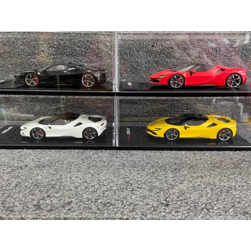 

ENGUP 1/43 Scale Ferrari SF90 Resin Car Model Collectible Toy Gift Souvenir Display Ornament