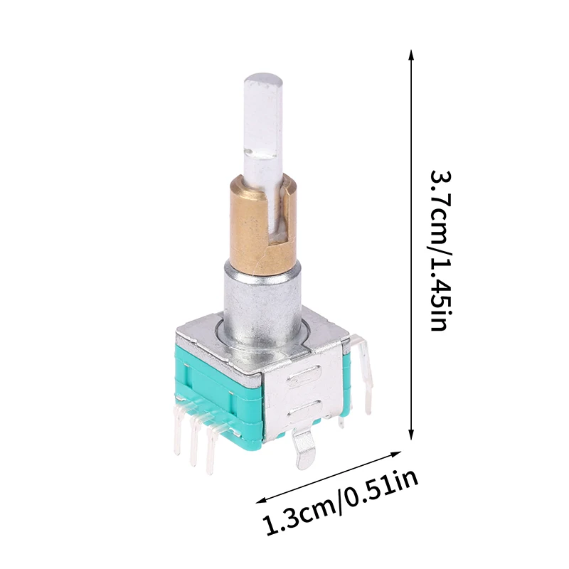 Codificador de doble eje EC11EBB24C03 con interruptor 30, número de posicionamiento 15, punto de pulso, codificador de doble eje con interruptor