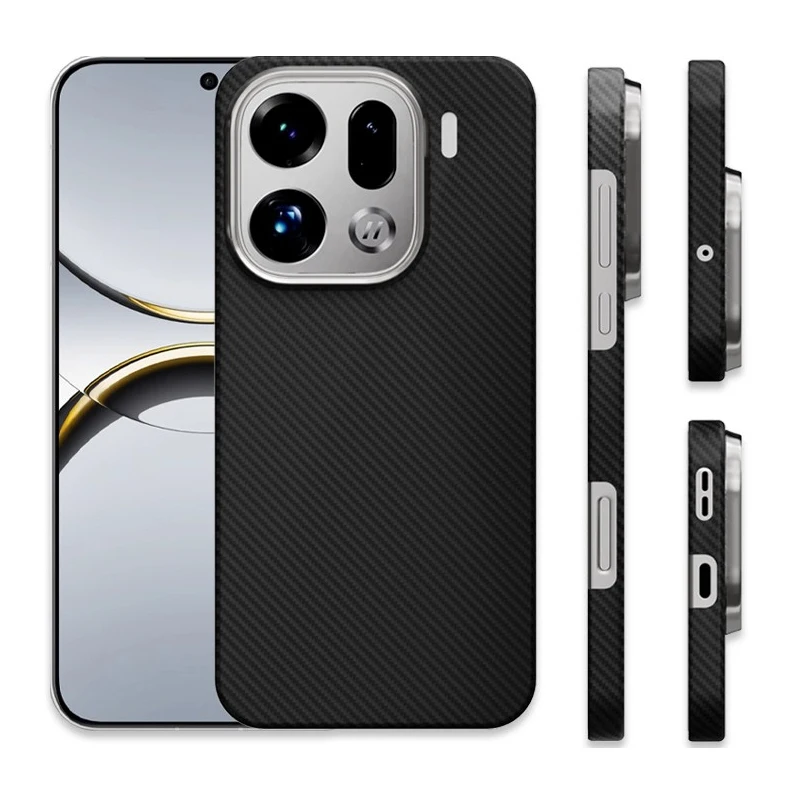 Cell Phone Protect Kevlar Series For Oppo Find X9 Pro Case Woven Aramid Fiber Case for Oppo Find X9 Case