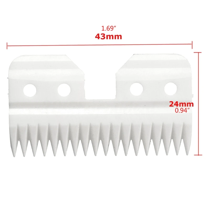 Lưỡi dao thay thế bằng gốm sứ 18 Răng Truyền nhiệt và sát thấp Dễ dàng thay thế Dropship