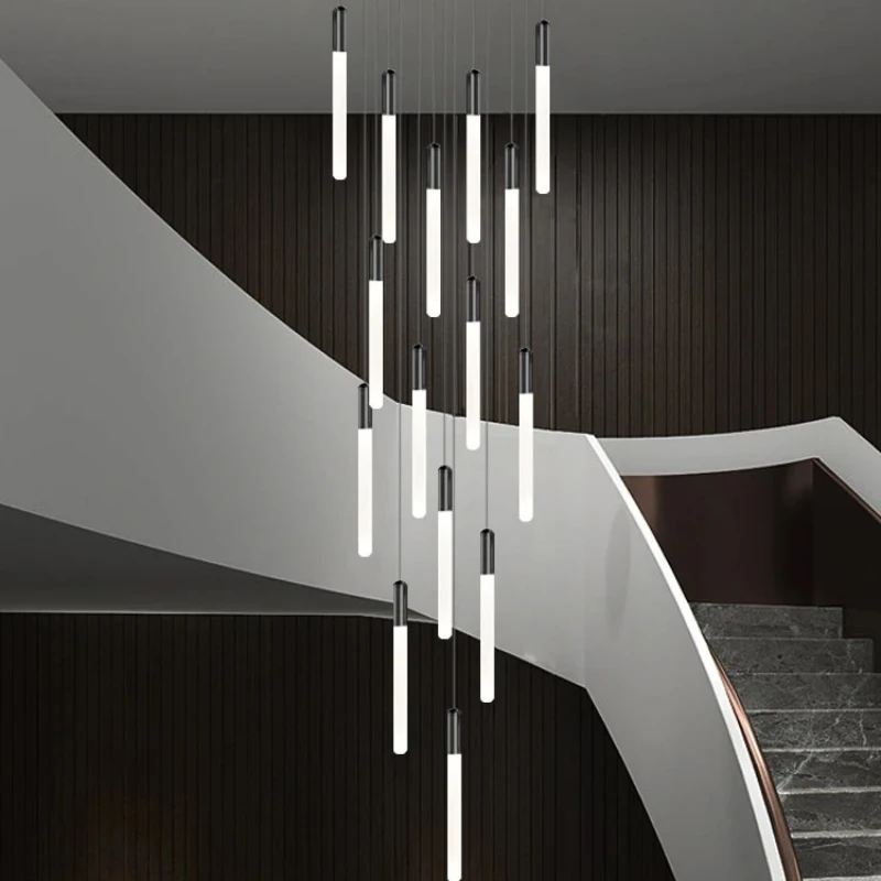 Lampada a sospensione a soffitto cilindrica nordica Paralume in acrilico Moderno e minimalista Soggiorno Cucina Camera da letto Lampada a sospensione oro/nero