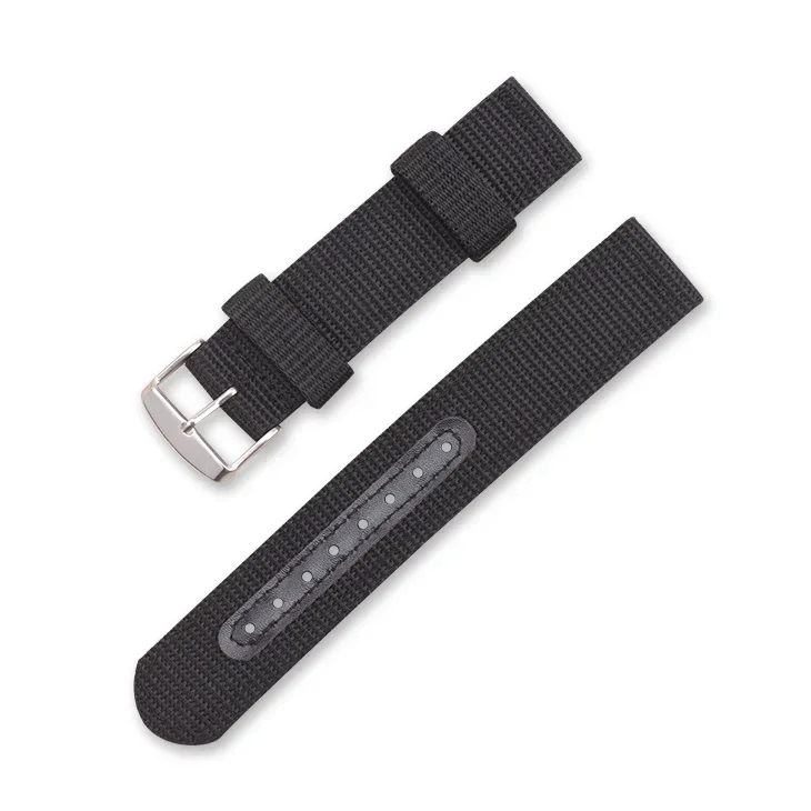18mm 20mm 22mm 24mm Nylon Canvas Uhrenarmband Gewebter weicher Gürtel Universalarmband für Männer Frauen Sportarmband