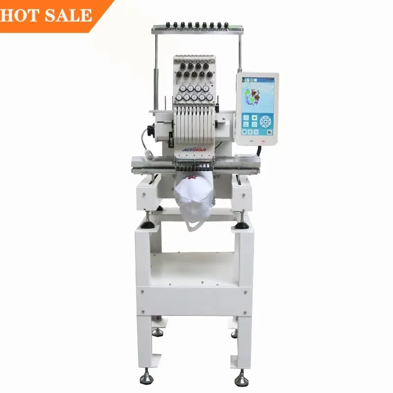 Single Head Embroidery Machine High Speed Computerized Shoe Embroidery Machine For Shoes Decoration