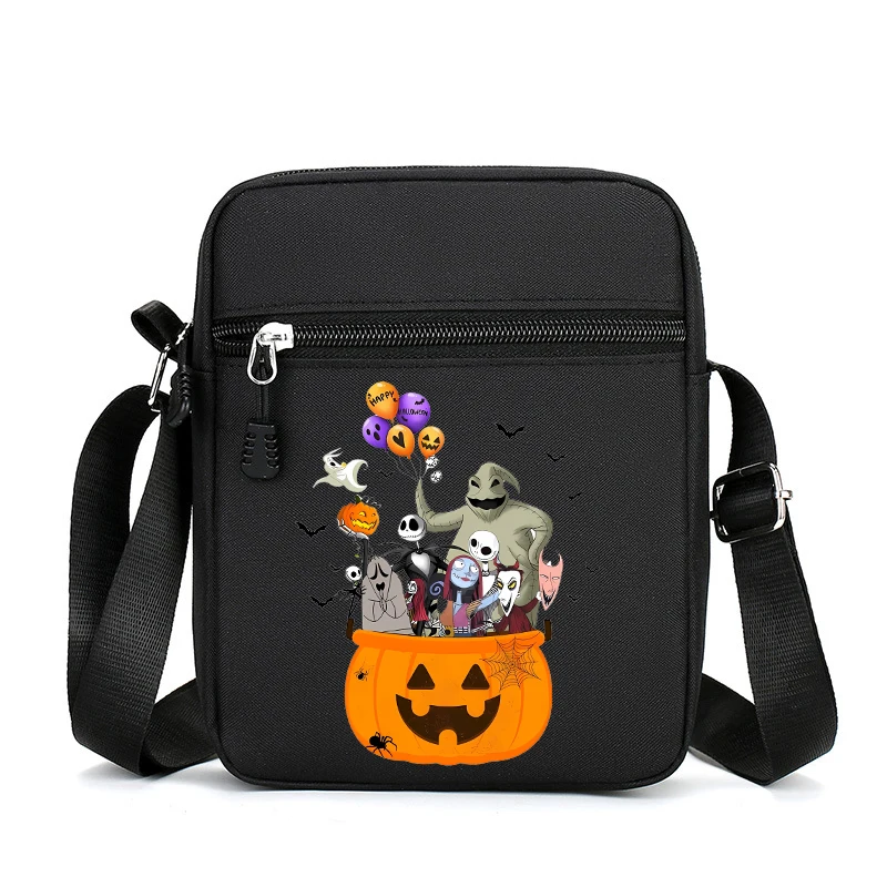 The Nightmare Before Christmas Crossbody Bags for Men Disney Anime Shoulder Pouch Kids Outdoor Travel Travel Purse Children Gift