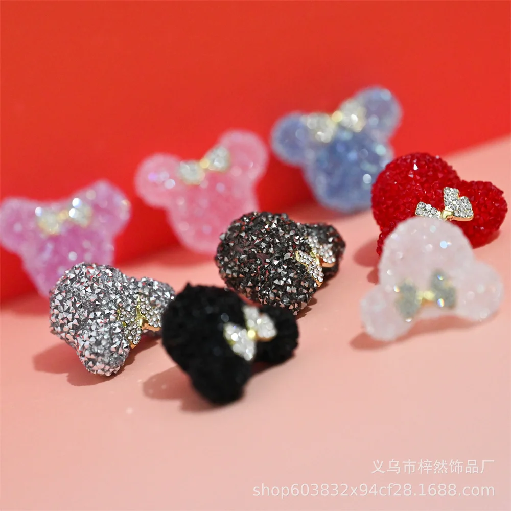 ST29 Cartoon Mouse Soft Sugar Beads Acrylic Beads DIY Phone Chain Bead Jewelry Accessories Loose Beads