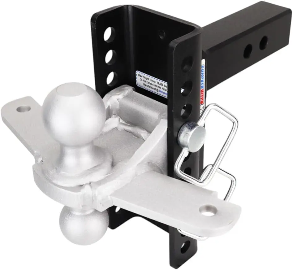 

Комбинированный шариковый сцепь XR с вкладками для управления направляющей, подходит для сцепного устройства 2 дюйма, 10 отверстий, серебряных шариков 2 и 2–5/16 дюймов