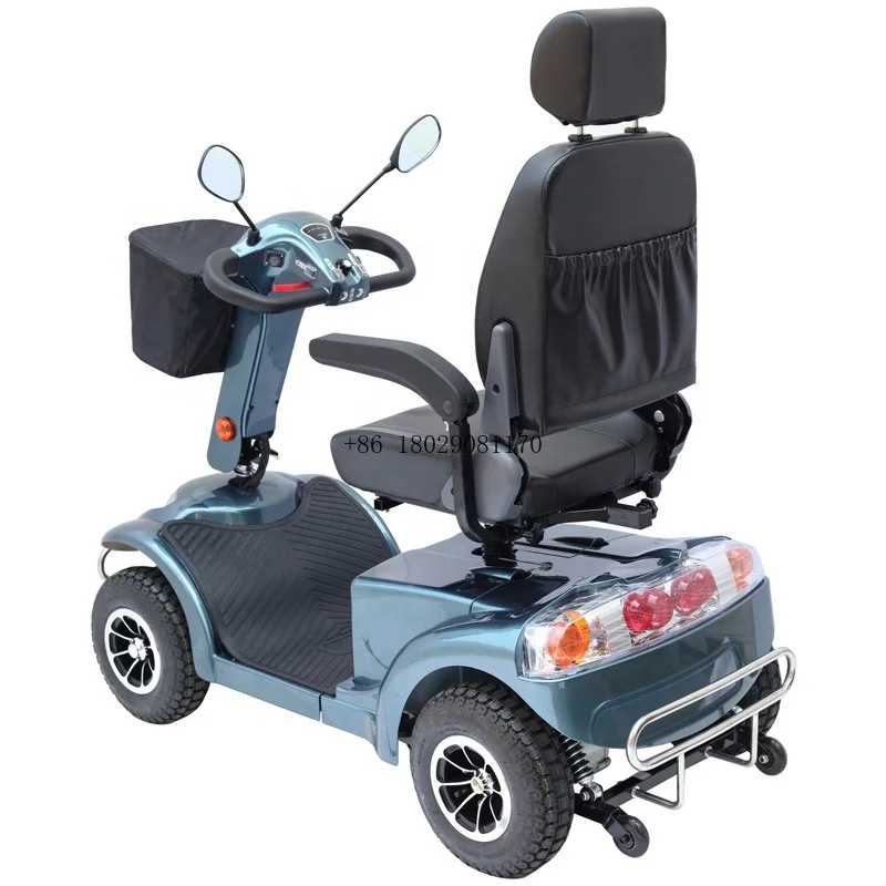 

Handicap Electric Mobility Scooter For the Elderly Disabled Adult Four Wheels Heavy Duty 800W Powerful Outdoor