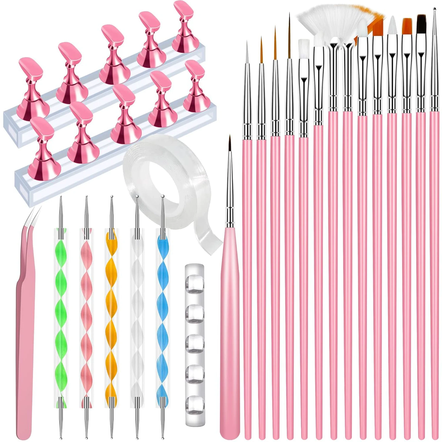 conjunto-profissional-de-pinceis-para-arte-em-unhas-diy--varias-combinacoes-disponiveis--ferramentas-de-pintura-de-unhas-diy--recomendado-por-nail-artists