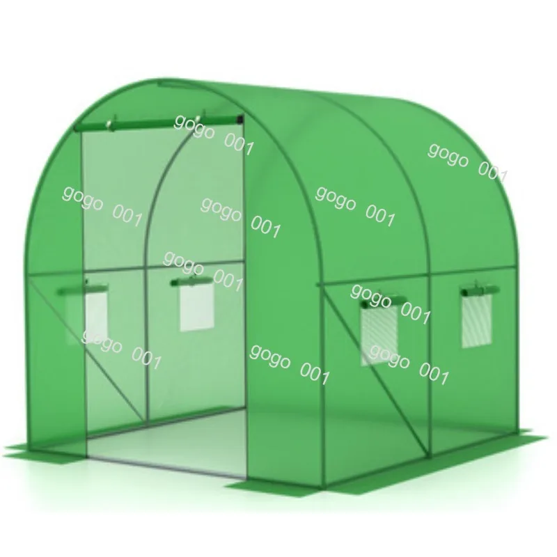 3.5x2x2m Walk in Greenhouse Tunnel Plant Hot House Heavy Duty Clear Cover for Garden Winter