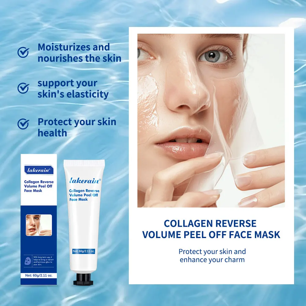 الكولاجين تقشر قناع الوجه عكس حجم أقنعة الوجه العناية بالبشرة قناع الكولاجين العميق ورقة حزمة المضادة للتجاعيد رفع SS قناع الوجه #4