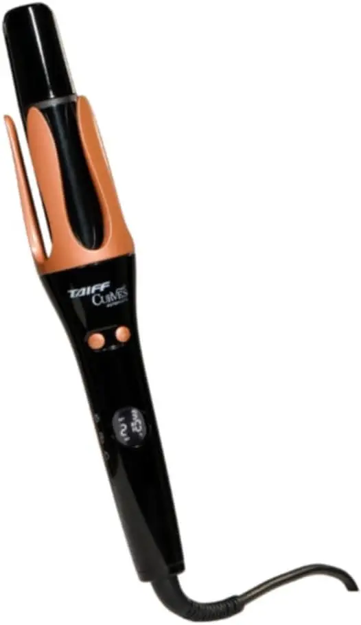 Automatic Curling Iron 1.25" Rotating Barrel with Ion Technology, PTC Fast Heating, 3 Heat Settings 340-410F, Dual Voltage Hair Curler for Smooth Frizz-Free Long-Lasting Curls