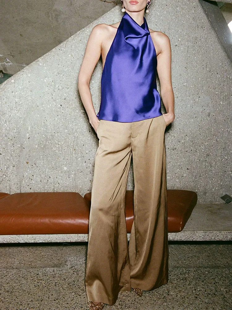 Nouveau automne femmes Costume décontracté Jaet avec épaulettes pantalon à jambes larges Costume de scène ethnique coupe ample tendance