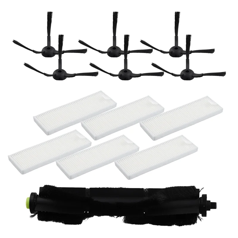 -A12R 13Pcs Roller Brush Filter Side Brush Replacement Parts For Qihoo 360 S10 X100 Max Robotic Vacuum Cleaner