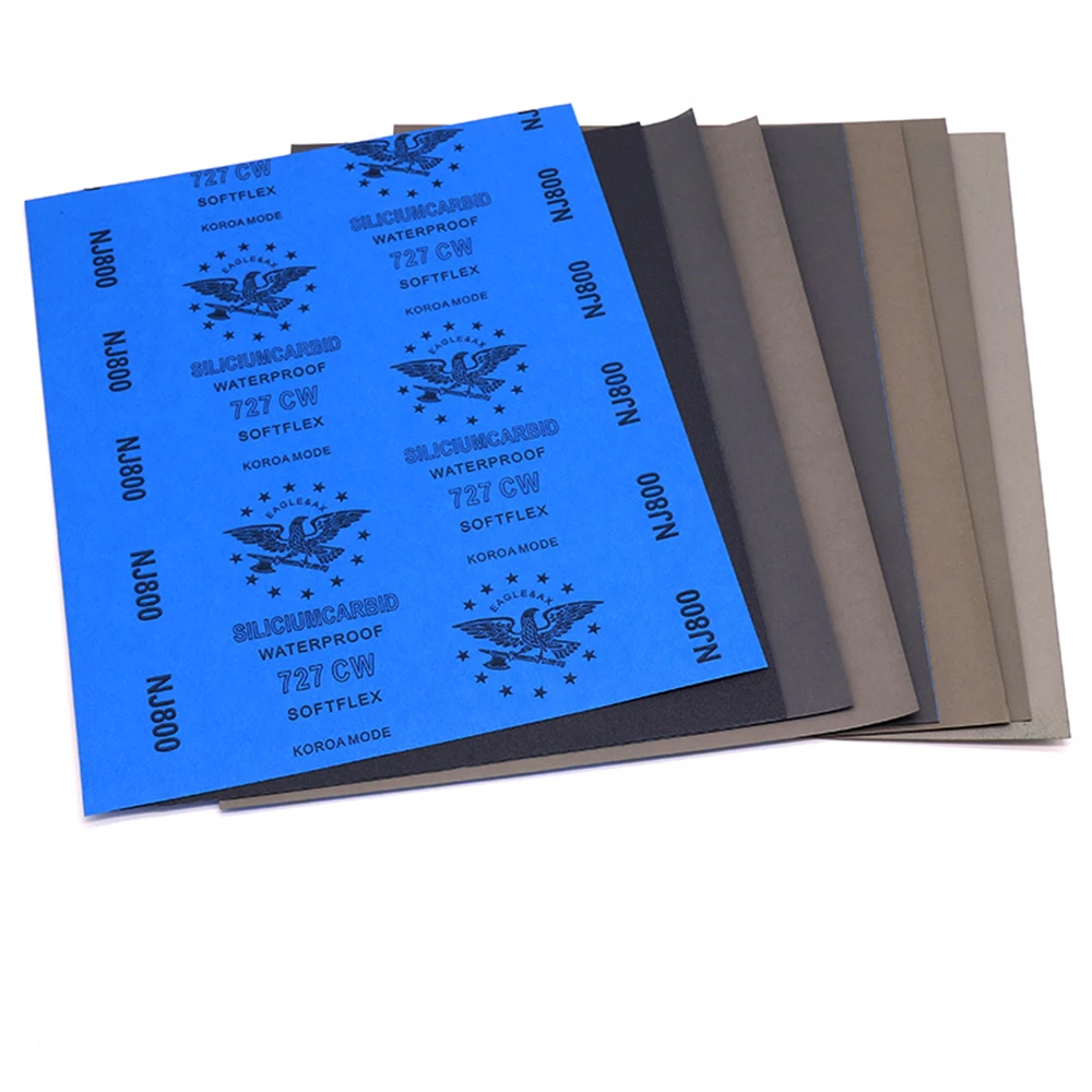 2-10Pcs Polishing Sandpaper 80-10000 Grit Wet & Dry Abrasive Polishing Tool Paper Sheets Surface Finishing Made 230x280mm
