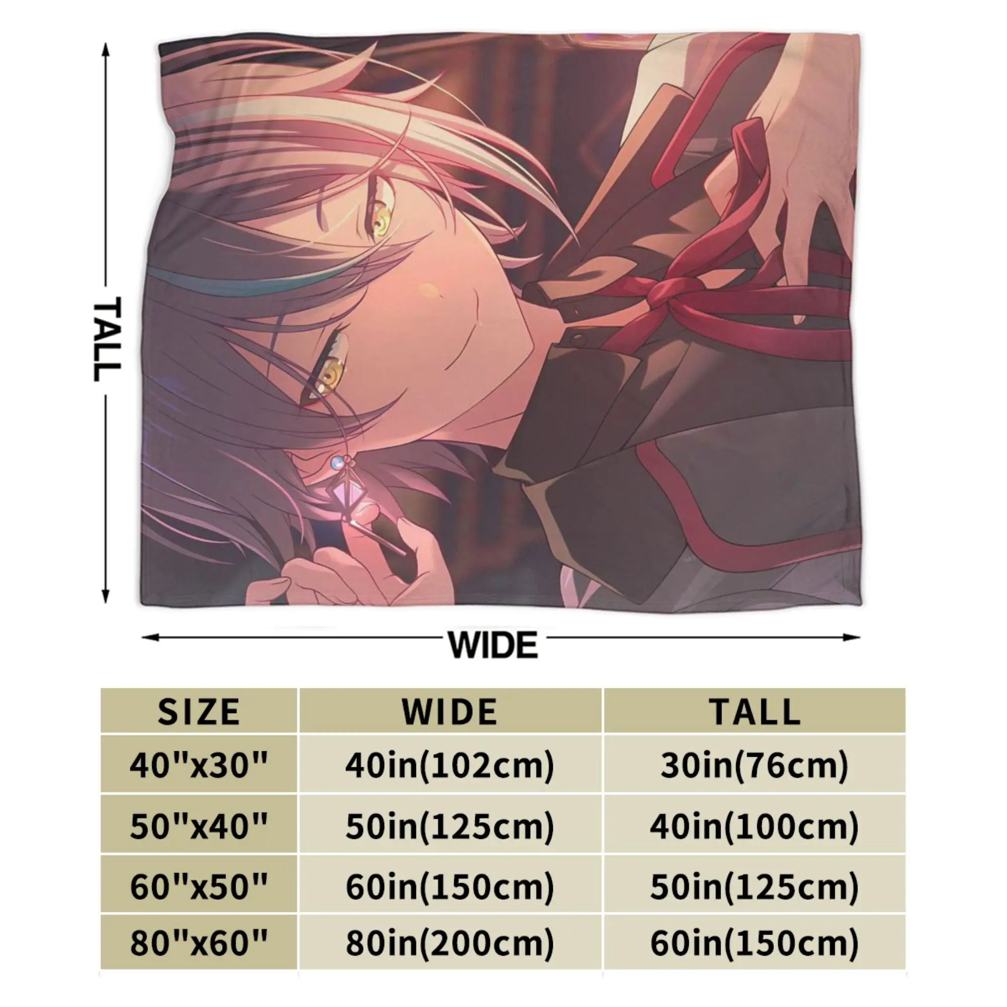 بطانيات روي كاميشيرو خفيفة الوزن ورقيقة من الصوف العجائب x بطانية رمي شوتايم مفرش سرير مريح #5