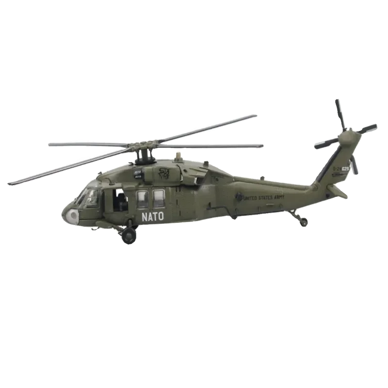 1: 72 Black Hawk Helicopter Model Alloy Finished Aircraft Us Uh-60 Simulation Model Aircraft Toy Pendant Collection