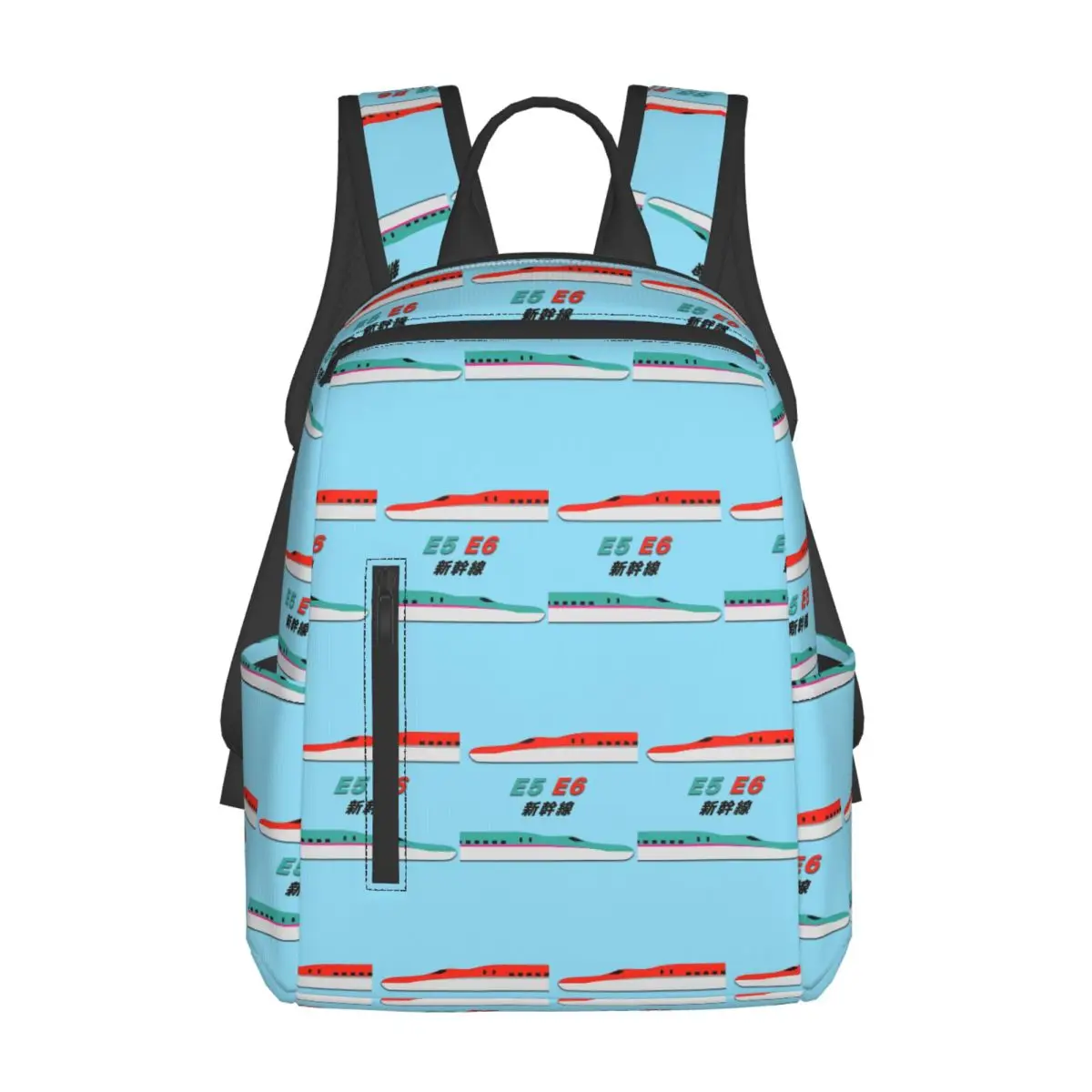 Japanese Shinkansen Bullet Trains Backpack Daypack Large Capacity Boys Girls BookBag School Bag Shoulder Bags for Men Women