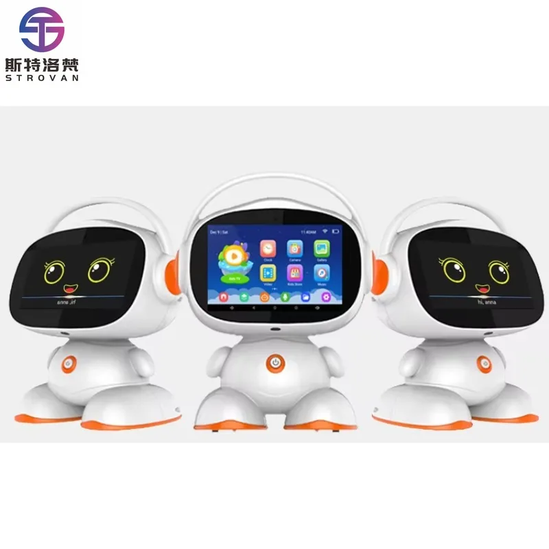 

7 Inch Smart Educational Toy Dance Robot Voice Control Robot Kids Birthday Gift Kids Birthday Gift AI Learning Robot for Kids