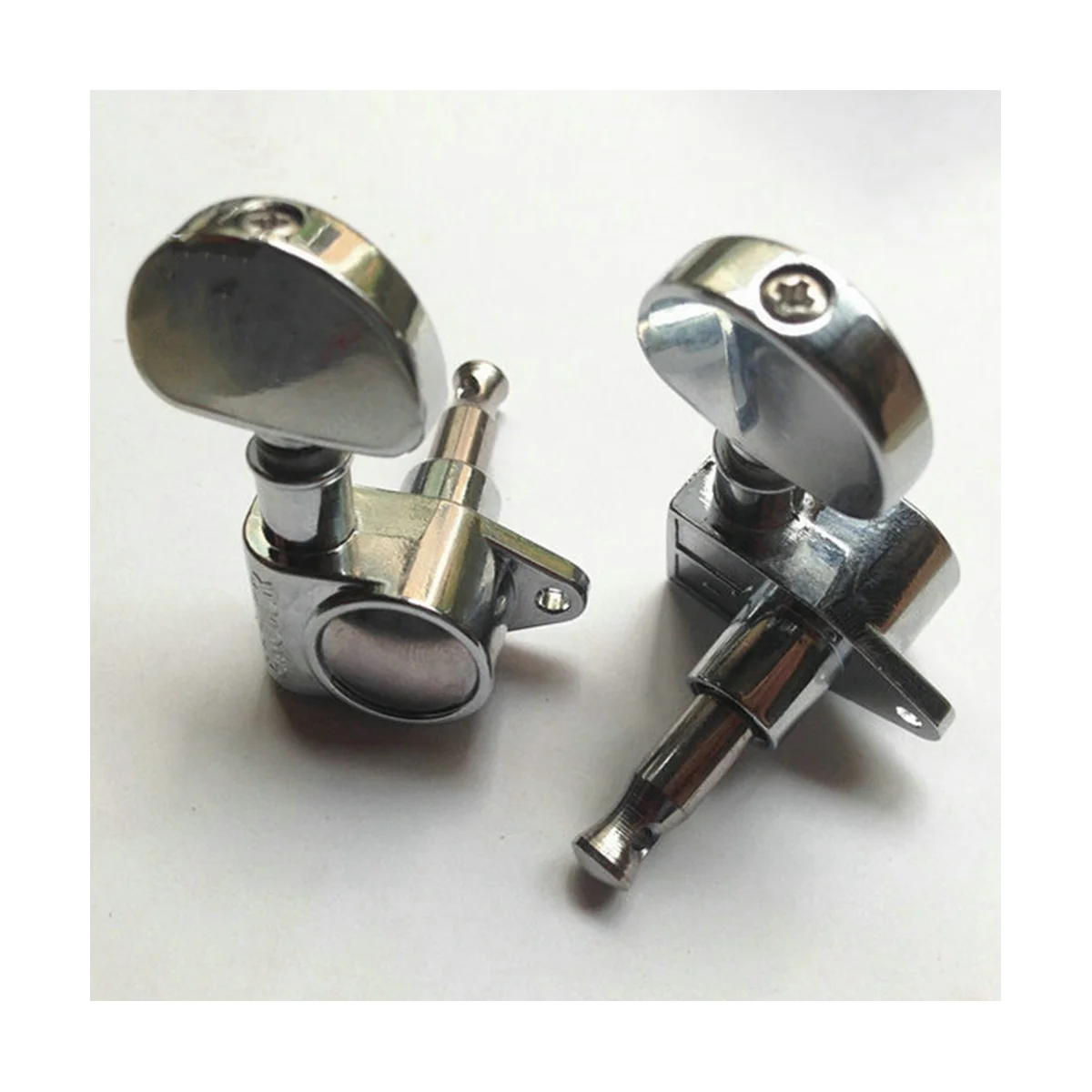 Imagem -06 - Totalmente Fechado Guitar String Knob Corda Winder Tuning Pegs Chaves Tuners Cabeças de Máquina