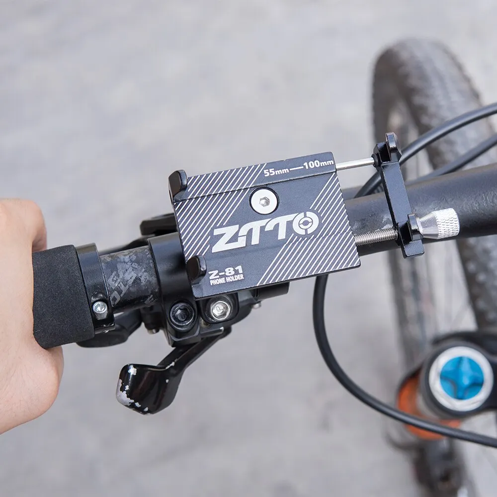 ZTTO-Soporte de teléfono para bicicleta, montaje fiable, Universal, MTB, móvil, GPS, Metal, para motocicleta, manillar M365