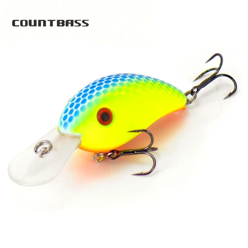 

COUNTBASS Crankbaits 42mm 5.5g Hard Plastic Fishingg Wobblers Trout Perch Angler's Lure