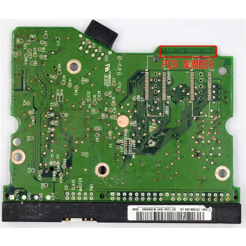 2060-701266-001 REV A / 2060-001266-001 REV A / Desktop Hard Disk Circuit 2060-001113-001 REV A WD400EB-00CPF0