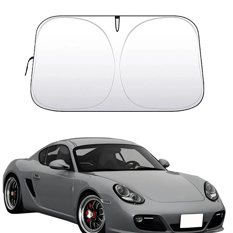 

Car Window Sunshade Cover Sun Shade Windshield Visor Protector Windscreen Auto UV Protection For Porsche Cayman 987 2005-2012