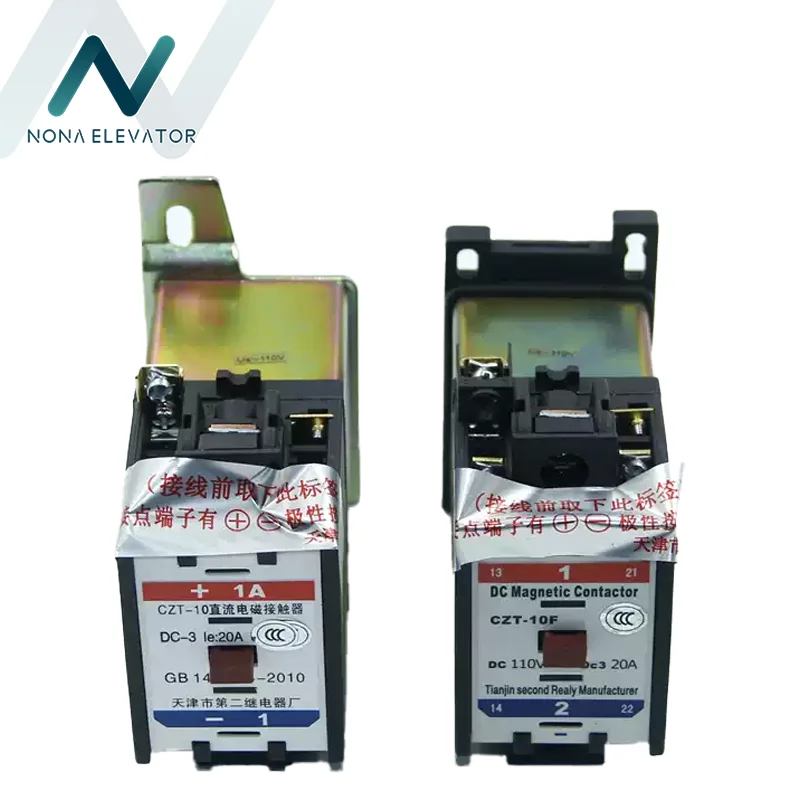 Contator magnético dc do elevador CZT-10 CZT-10F contator eletromagnético dc110v para peças comerciais do elevador