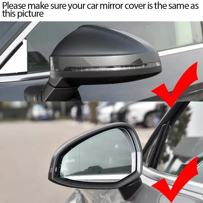 Side Heated Electric Wide Angle Wing Mirror Glass For Audi A4 S4 RS4 RS 4 B9 A5 S5 RS6 RS 5 2016-2023 Accessories