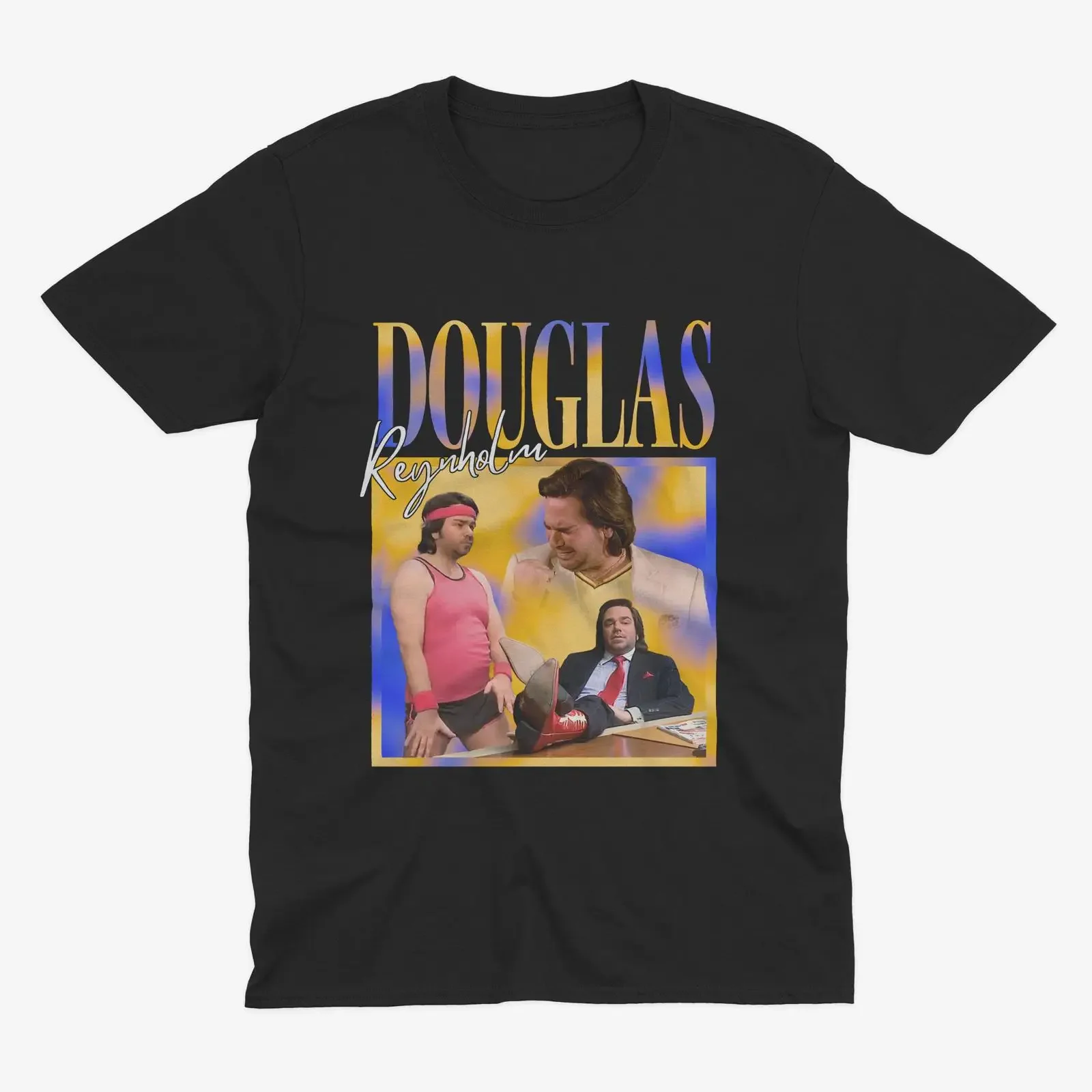 Retro Douglas Reynholm The IT Crowd Bootleg T Shirt Industries Funny TV Show for Fans vintage Washed designer clothes