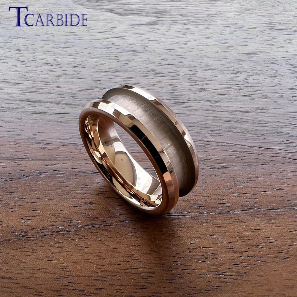 Wholesale Dropshipping 4/6/8mm The Most Popular Tungsten Carbide Ring Empty Blanks 2.0/3.0/4.0 Groove Beveled Polished Finish
