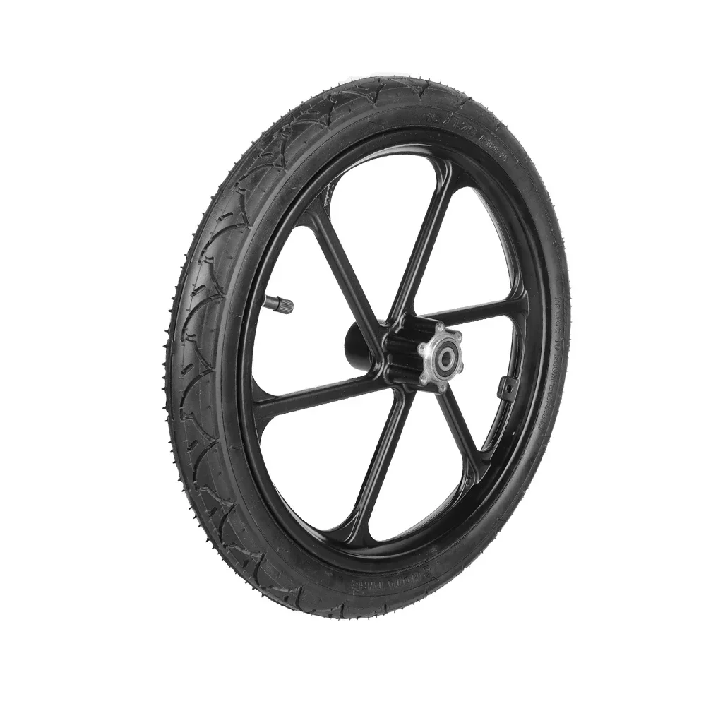 AliExpress TIMZH 16 inch Front Disc Brake Wheels 16x1.75 Tire Inner tube Alloy Rim For Electric Scooters E-bike Folding Bicycles Accessories