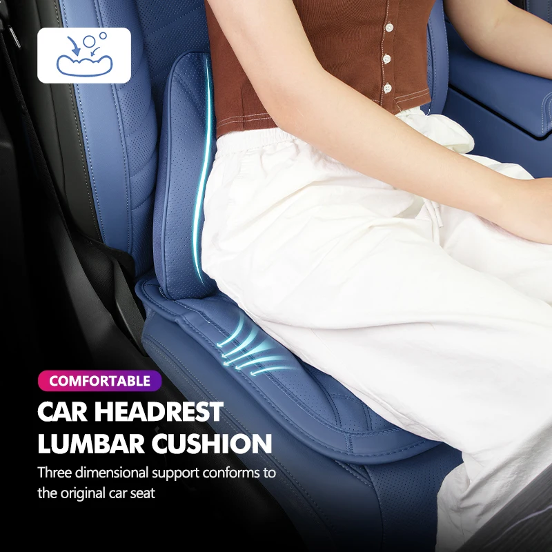 Car Neck Headrest Pillow Rest Head Support Cushion Lumbar For Hyundai N Line Tuscon NX4 I20 I30 I10 Sonata Elantra view 4