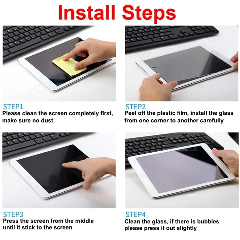 1/2/3PCS Temepred Glass for Samsung Galaxy Tab Active 5 SM-X300 X306 X306B Protective Glass on Samsung Active 5 Screen Protector