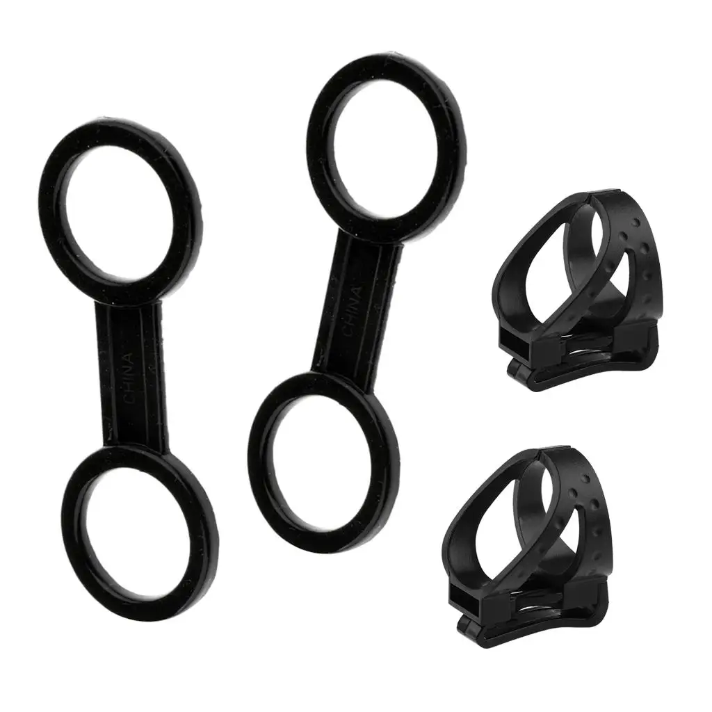 Pack of 4 Scuba Diving Dive Snorkeling Snorkel Mask Keeper Clip Retainer