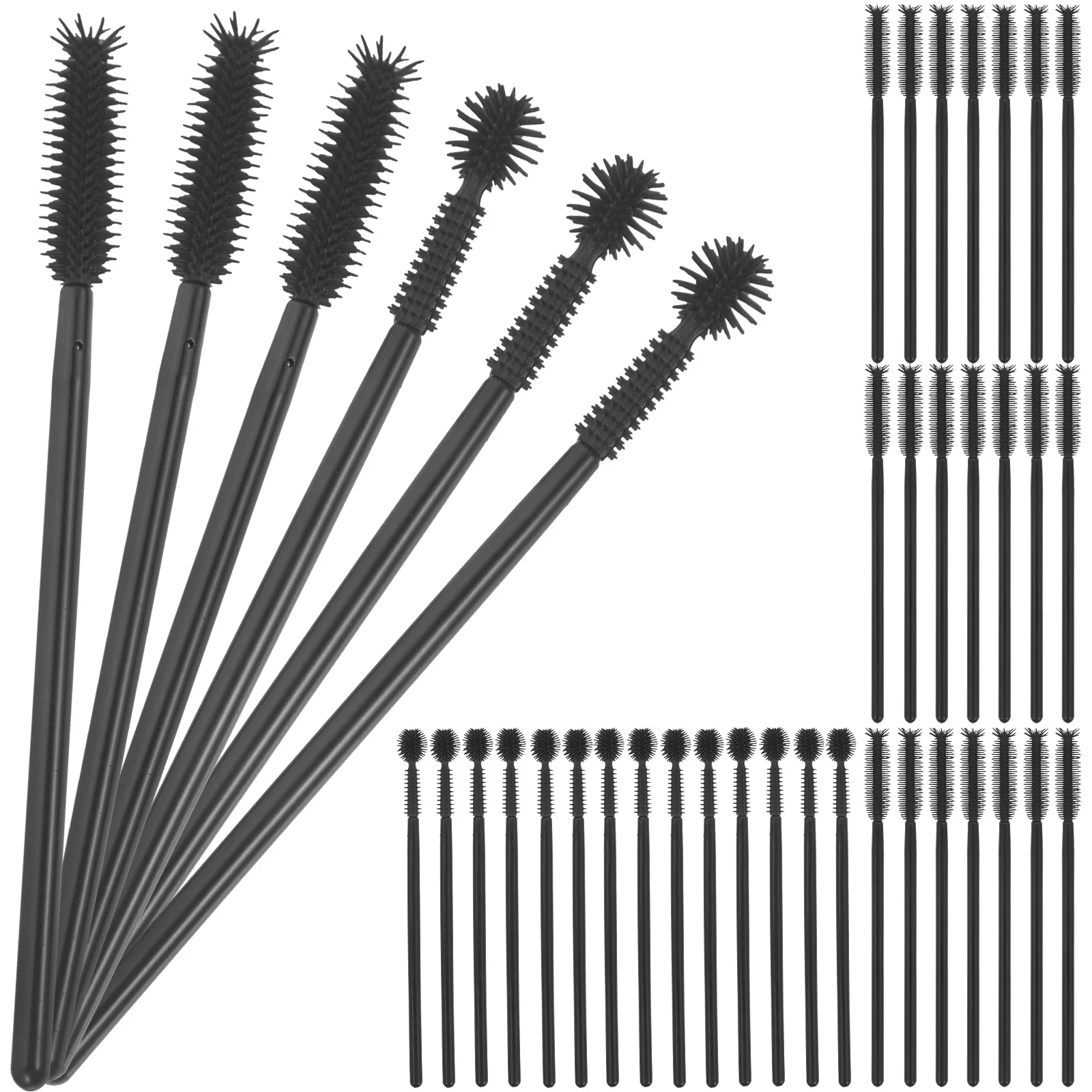 

100 Pcs Eyelash Brush Eyebrow Curl Makeup Travel Mascara PP Disposable Fake Lashes Brow Lamination Brush Eyebrow lash brush