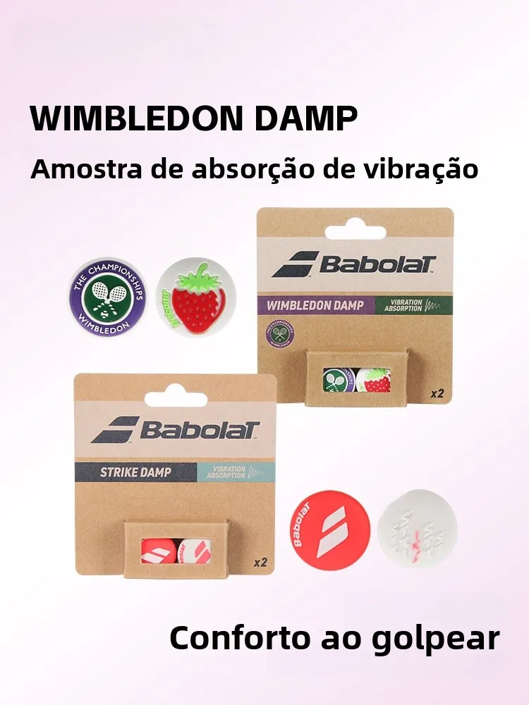 Amortecedor de Vibração Babolat para Raquete de Tênis, Almofada de Silicone Antivibração, Acessório para Jogo de Rede, Suprim...