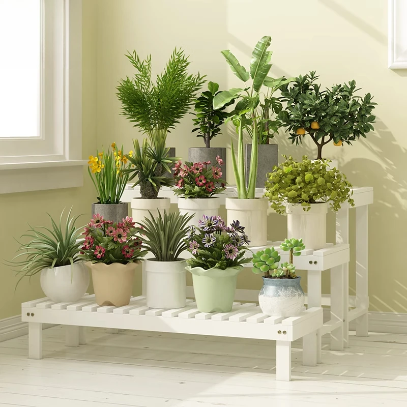 

Minimalist Modern Designer Plant Display Shelf Living Room Balcony Flower Pot Rack Decoration Porte Plantes Home Furniture