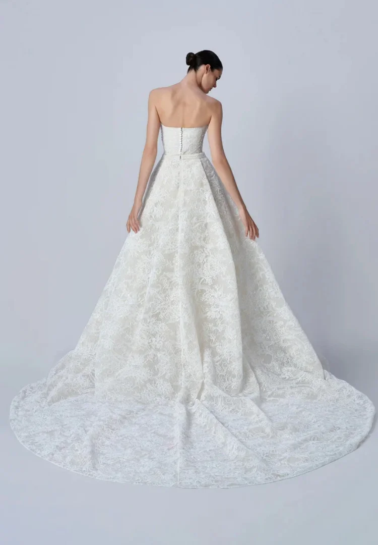 マーメイドウェディングドレス レース ベスティード・デ・ノビア 取り外し可能な長袖 シンプルでエレガントな白いドレス シビルウェディング オーダーメイド 花嫁