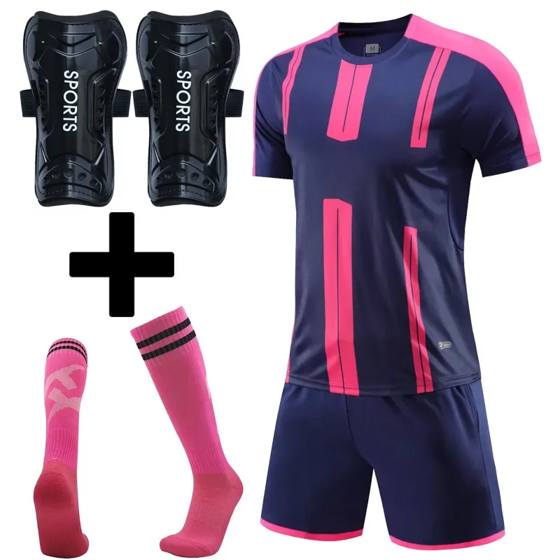 Custom Men Kids Football Jersey Suit Quick Dry Breathable Club School Soccer Team Training Uniforms Football - Image 5