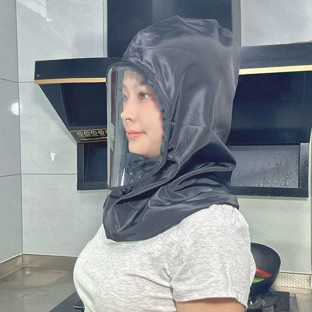 

Защитная маска от брызг, пыли и слюны, кухонный лицевой щиток из полиэстера, маска для лица от масляных брызг, полнолицевая маска