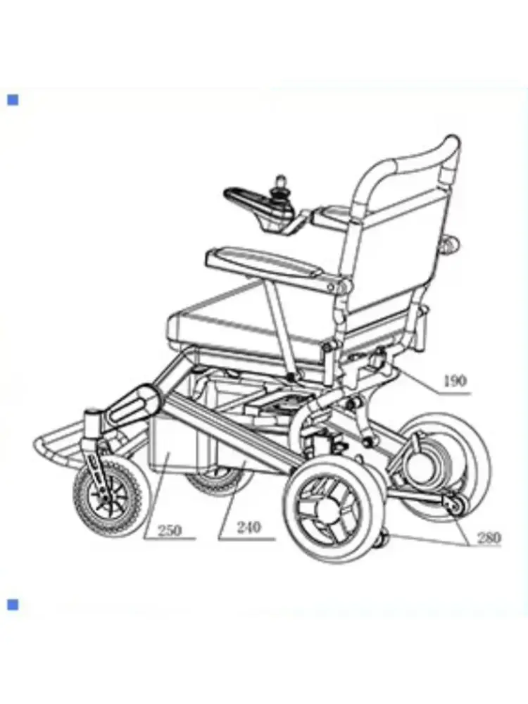 

High Quality Folding Lightweight Portable Steel Electric Travel Outdoor All Terrain for Elderly