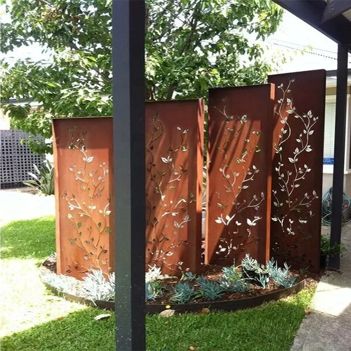 

'Garden metal screen decoration laser cut privacy fencing panel