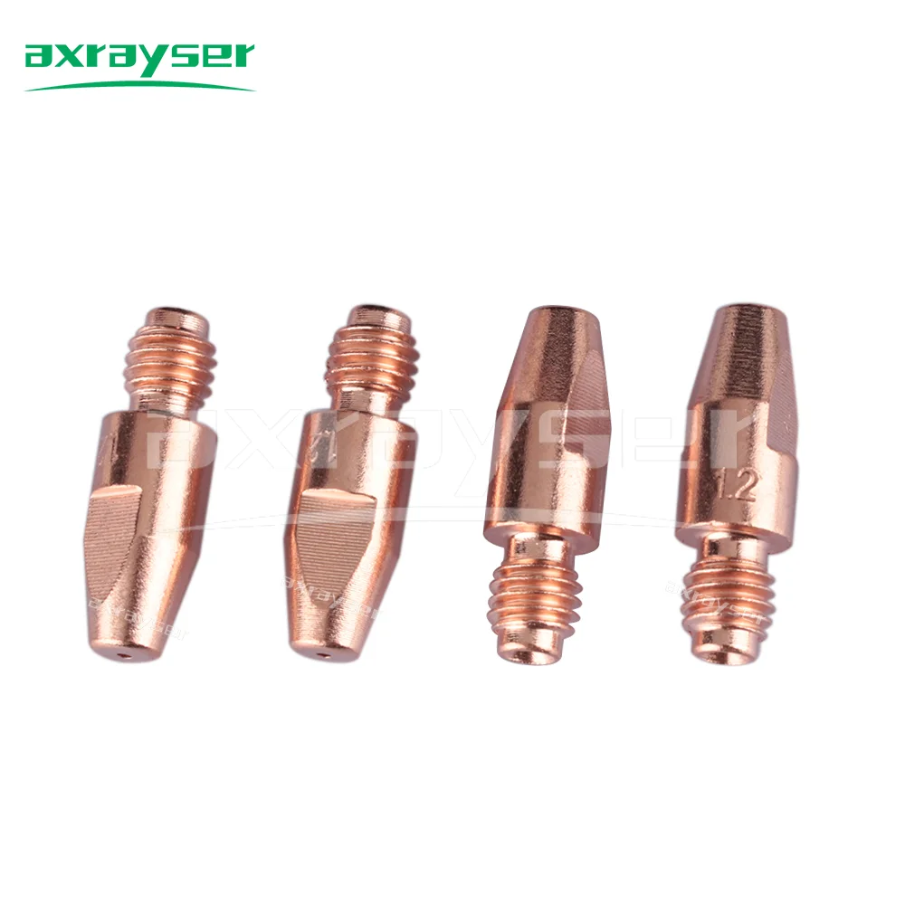 24KD 25AK Punte di contatto in rame Ugelli di saldatura MIG MAG GMAW Punta della torcia di saldatura M6x28mm Accessorio per torcia di saldatura Punta MIG Ugello del gas