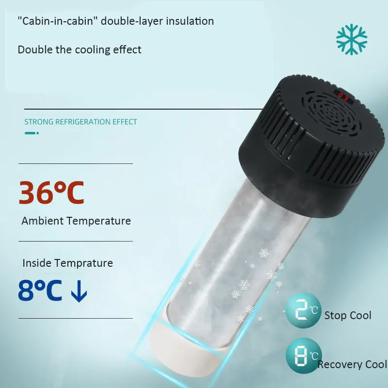 Chorawka specjalna na hormon wzrostu Lodówka Przenośna lodówka podróżna Mini Lodówka Mała lodówka na leki Lodówka na insulinę Kolba chłodząca