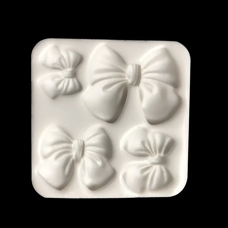 2023 New Bow Knot Resin Art Molds Silicone Fondant Mould Cake Decoration Tools Pastry Kitchen Baking Accessories Set