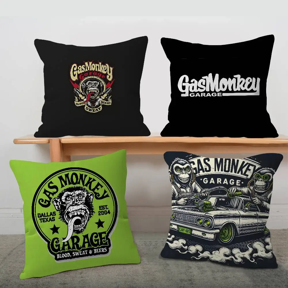 G-Gas-Monkey Personalized Pillow Dust Cover Bedroom Kids Party Decoration Pillowcase Birthday Children Gift
